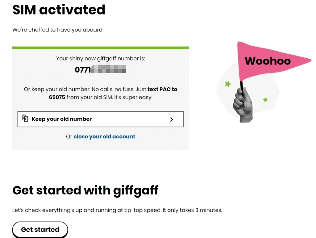 英国手机卡 Giffgaff 申请及启用(激活)教程